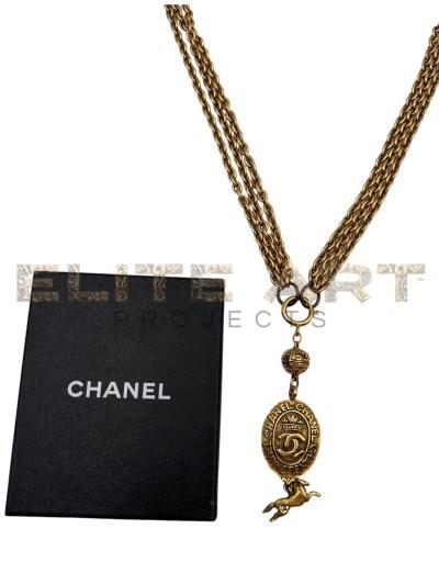 Chanel Chains Necklace with Pendant Elite Art Projects