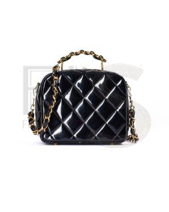 Chanel Cube Vintage Black Patent Elite ART Projects