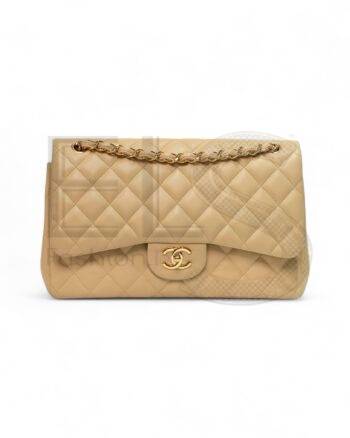 Chanel Jumbo Timeless Double-Flap Beige Elite ART Projects