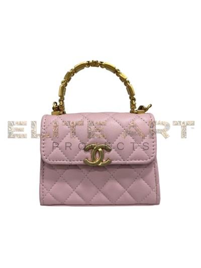 Chanel Micro Bag Pink Handle Elite Art Projects