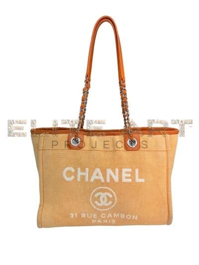 Chanel Orange Deauville Chain Bag Elite Art Projects