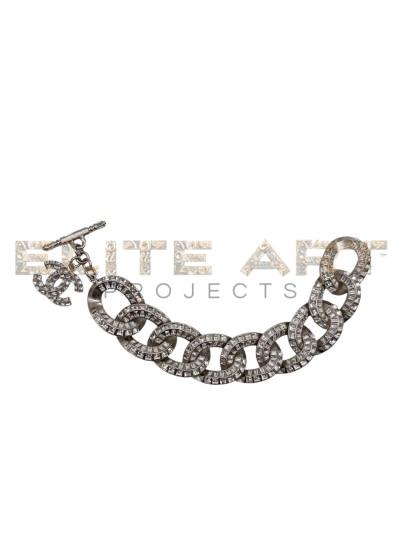 Chanel Silver Chain Bracelet Elite Art Projects