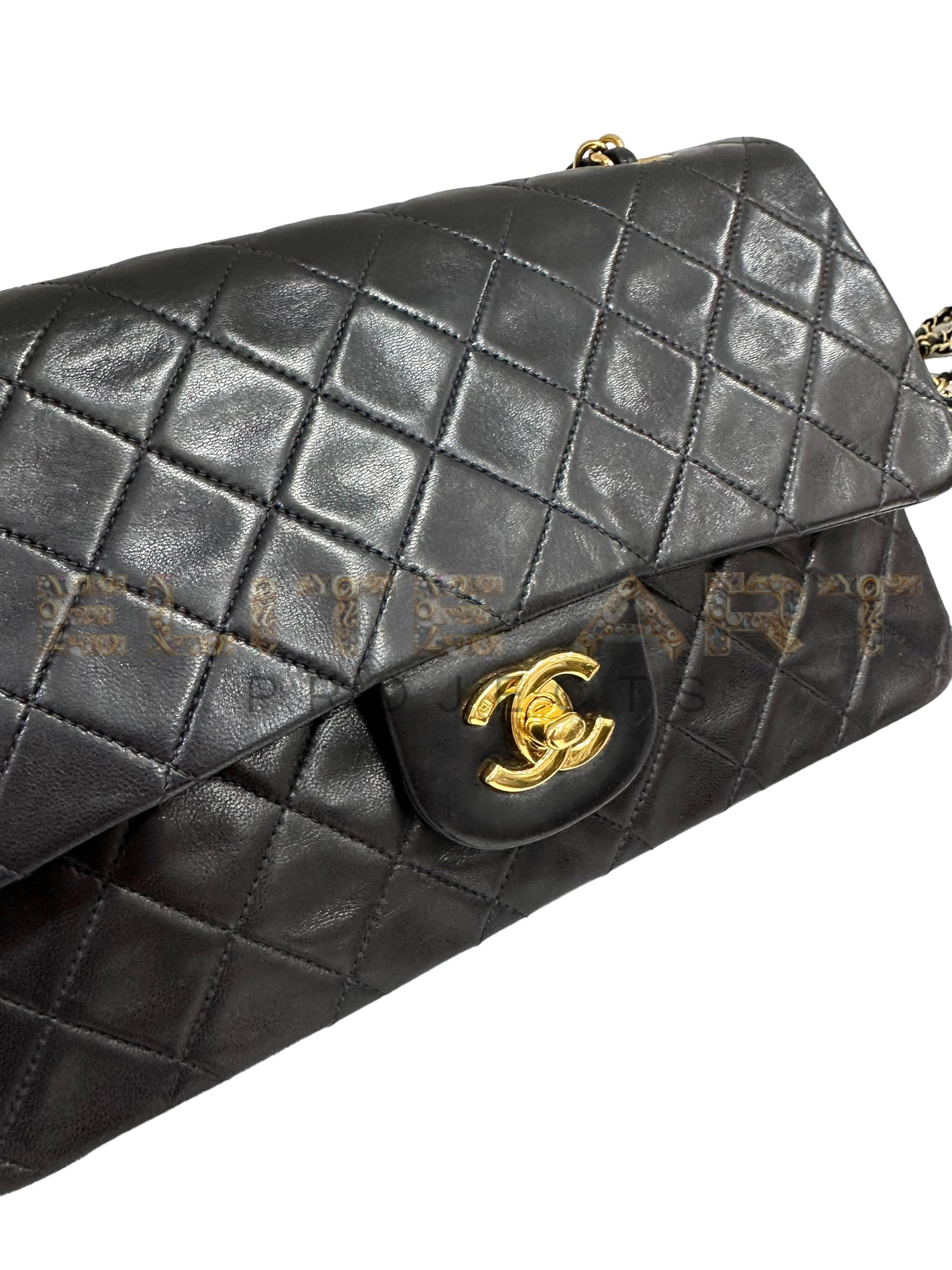 Chanel, Timeless bag, 2.55 model, chestnut brown leather, gold accents, double flap design, CC logo, Bordeaux interior