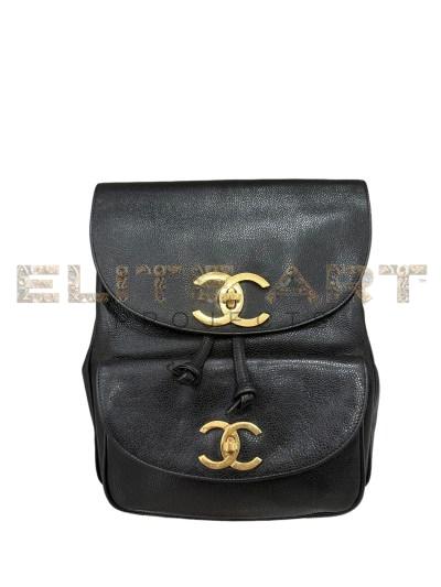 Chanel Vintage Big Logo Backpack Elite Art Projects