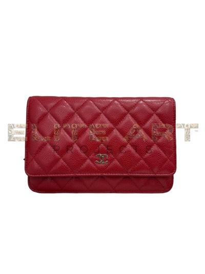 Chanel Wallet On Chain Caviar Red Elite Art Projects