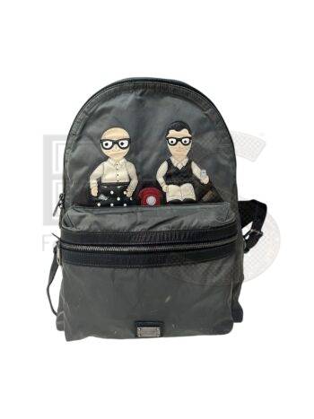 Dolce & Gabbana Green Nylon Backpack Elite ART Projects