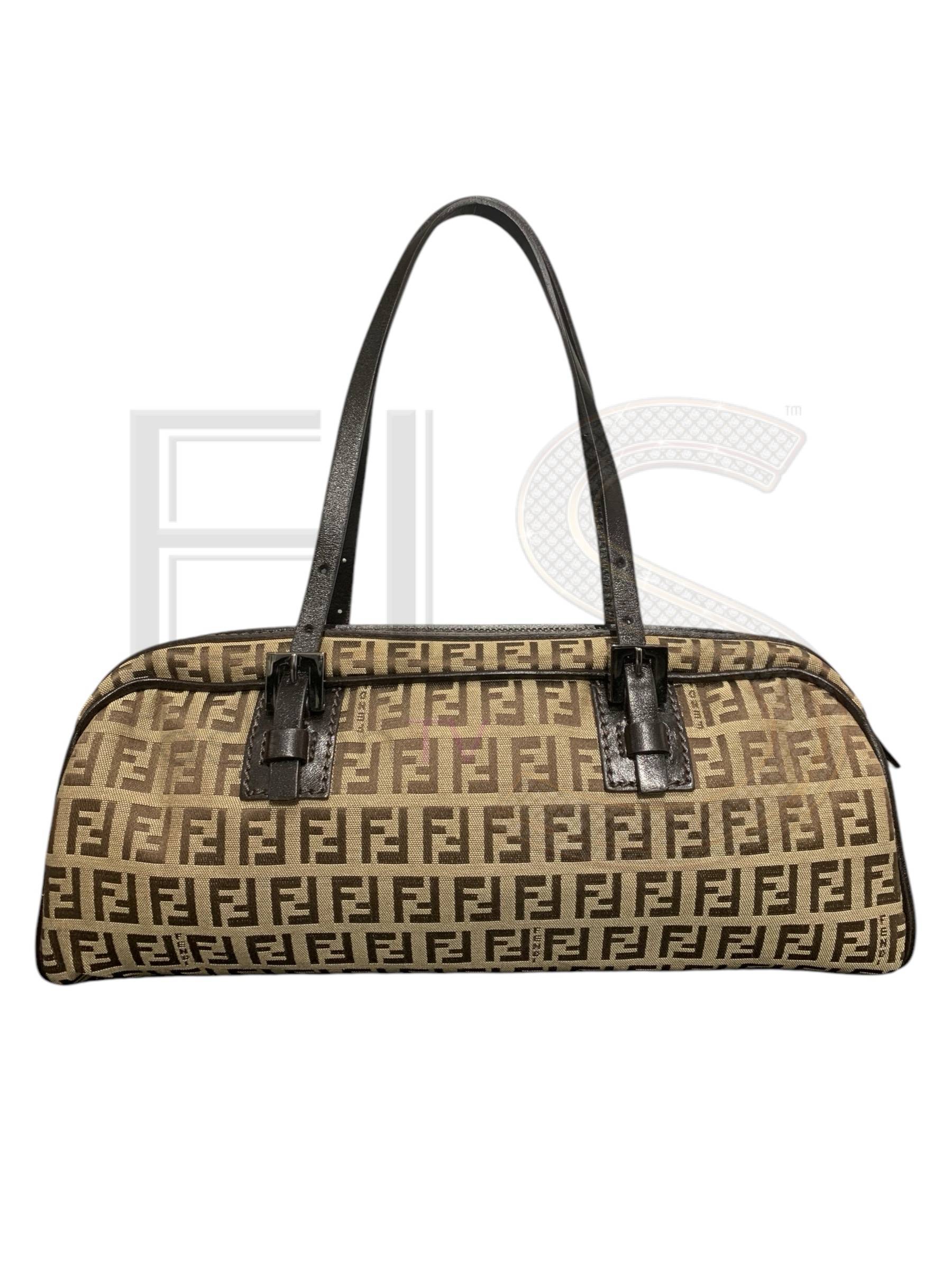 Fendi Dachshund Tote Bag Pm Brown Elite ART Projects