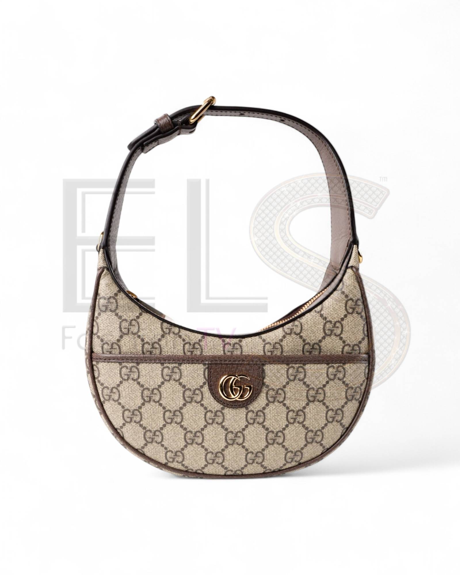 Gucci Mezzaluna Gg Supreme Brown Elite ART Projects