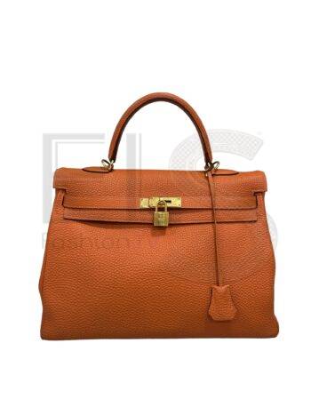 Hermès Kelly 35 Fjord Potiron Elite ART Projects