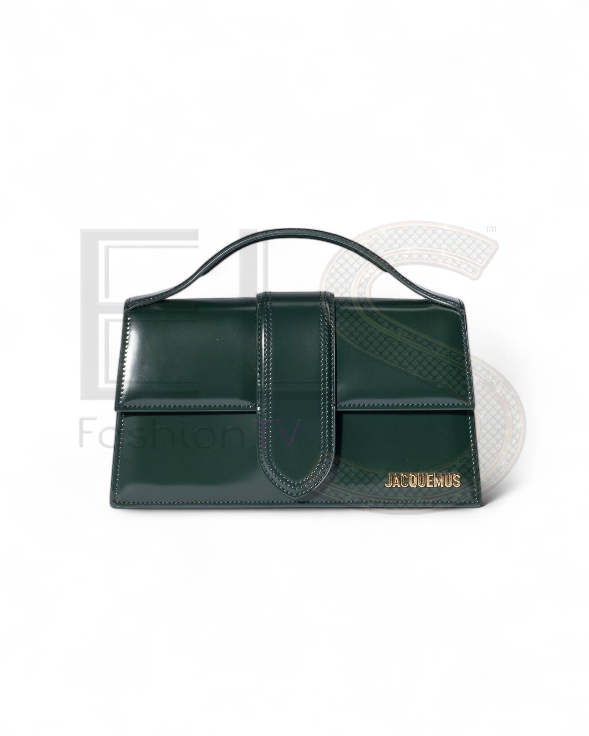 Jacquemus Le Grand Bambino Petrol Green Paint Elite ART Projects