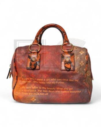 Louis Vuitton Man Crazy Mm Monogram Red Elite ART Projects