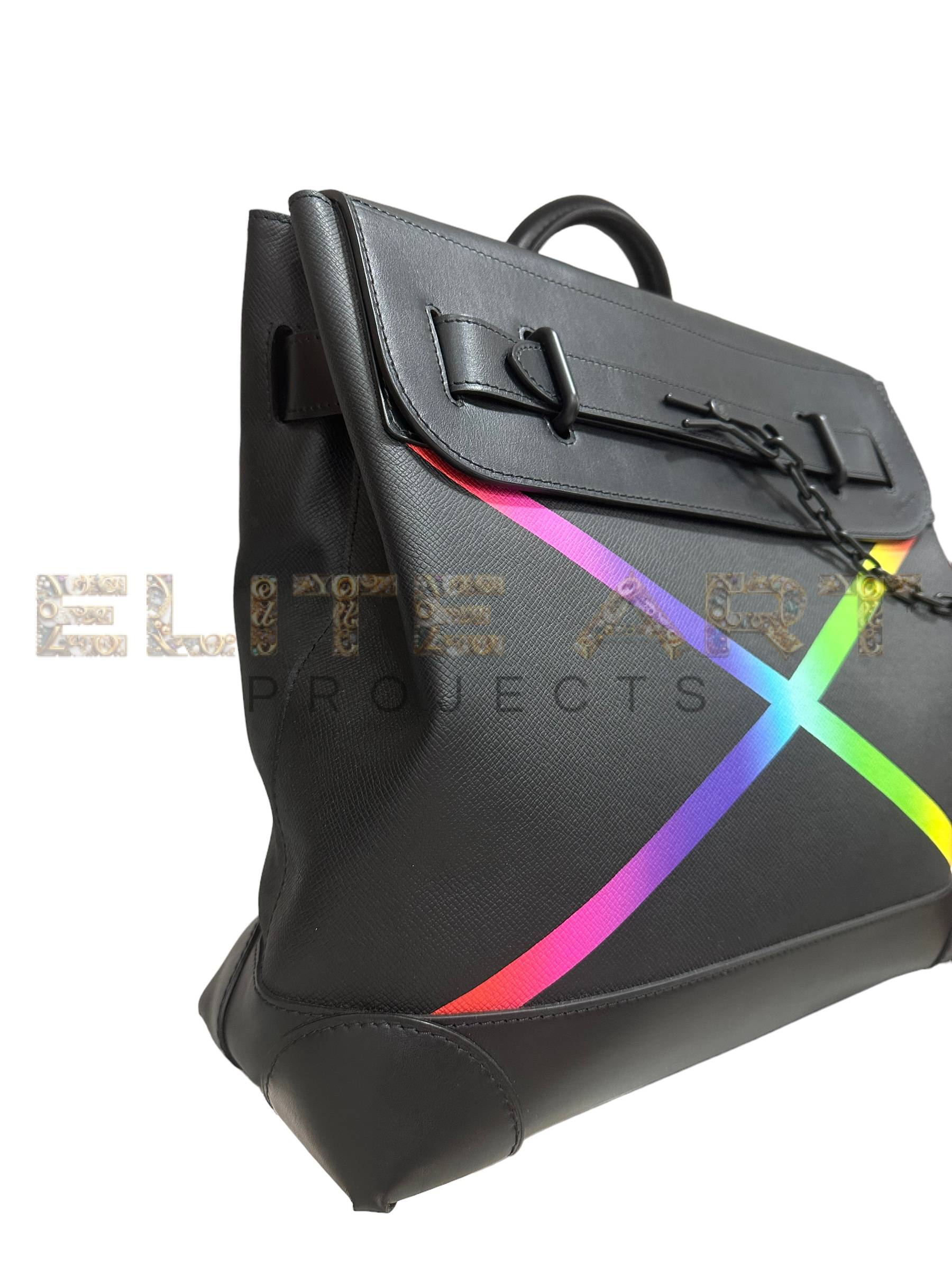 Louis Vuitton, Taiga Rainbow Bag, statement, ELS Fashion TV