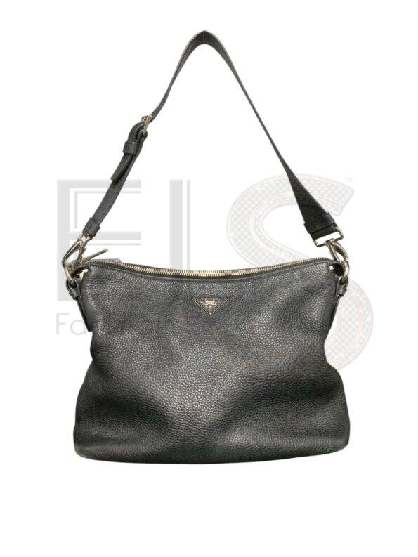 Prada Black Leather Shopper Elite ART Projects