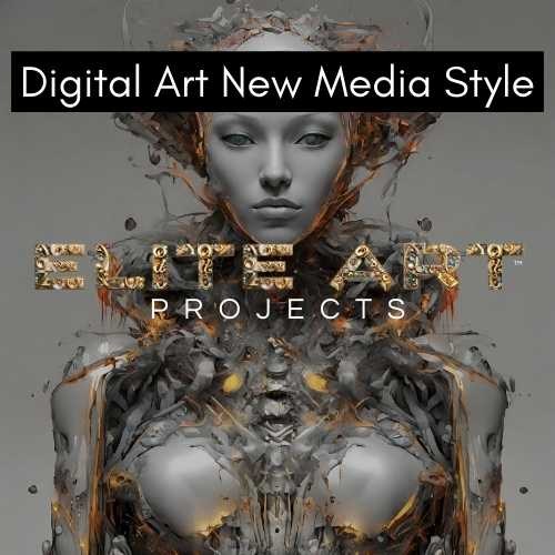 Digital Art new media style